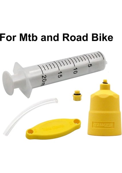 Yunjin Shop Beyaz Stil Bisiklet Hidrolik Disk Fren Yağı Tahliye Kiti Huni Şırınga Yağ Durdurucu Shinamo Mtb Fren Onarım Açık Yol Bisikleti Araçları Parçaları (Yurt Dışından)