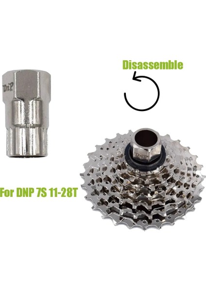 Yunjin Shop Dnp 7s Kaldırma Takımı Stili Eed Freewheel Dnp Için Bisiklet 7 Hız Filibir Temizleme Aracı (Yurt Dışından)