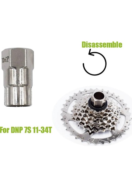 Yunjin Shop Dnp 7s Kaldırma Takımı Stili Eed Freewheel Dnp Için Bisiklet 7 Hız Filibir Temizleme Aracı (Yurt Dışından)