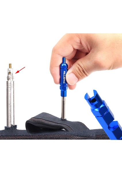 RL214 Valf Aracı Stili Yol Mtb Bisiklet Bisiklet Schrader Presta Valf Çekirdeği Kurulumu Sökme Presta Uzatma Çubuğu Çok Işlevli Anahtar Valf Araçları (Yurt Dışından) fırsatları