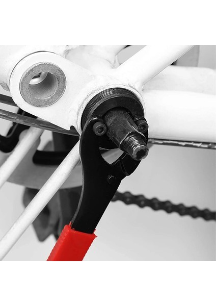 Yunjin Shop Kırmızı Stil Ayarlanabilir Bisiklet Alt Braketi Wreain Tekerlek Krank Braketi Filibir Anahtarı Onarım Uygun Sökücü Araçları (Yurt Dışından)