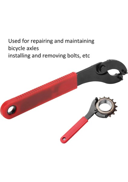 Yunjin Shop Kırmızı Stil Ayarlanabilir Bisiklet Alt Braketi Wreain Tekerlek Krank Braketi Filibir Anahtarı Onarım Uygun Sökücü Araçları (Yurt Dışından)