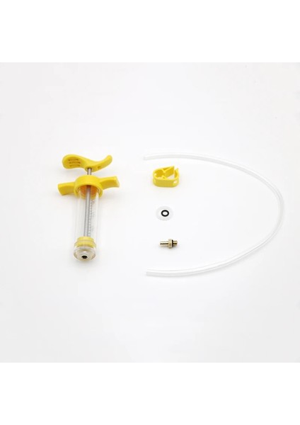 Yunjin Shop Beyaz Stil Yağ Frenleri Değiştir Yağlama Aletleri Aksesuarları Plastik Çelik Yağlayıcı Enjektör Dağ Yol Bisikleti Açık Bisiklet Tamir Alet Seti RR744 (Yurt Dışından)