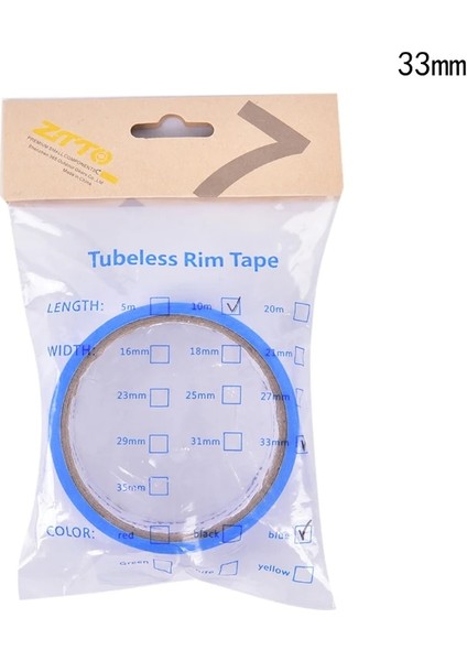 33MM Tarzı 1 Adet Nopp Özel Yapıştırıcı Bisiklet Tubeless Jant Bantları 10M Yol Bisikleti Jant Bant Şeritleri Dağ Bisikleti Tekerlek Genişliği mm (Yurt Dışından)