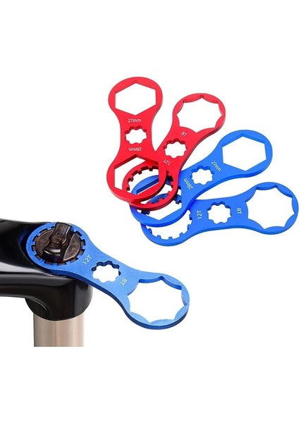 Yunjin Shop A-Mavi Tarzı Alüminyum Bisiklet Ön Çatal Onarım Aracı Sr Suntour Xcrxctxcmrst Mtb Bisiklet Ön Çatal Kapağı Anahtarı Sökme Aracı Bisiklet Aracı (Yurt Dışından)