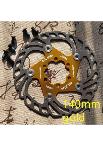 140 mm Altın Stili Yeni Fren Diski Balataları mm Bisiklet Fren Rotorları Mtb Soğutma Şamandıralı Disk Fren Bisiklet Aksesuarları Şamandıralı Fren Diski Balataları (Yurt Dışından)