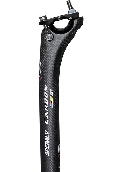 Yunjin Shop Mat 30.8X400MM Stili Karbon Fiber Sele Direği Matsmooth Dağ Bisikleti Yol Bisikleti 3k Karbon Malzeme Sele Direği Işık Sele Direği (Yurt Dışından) indirimleri