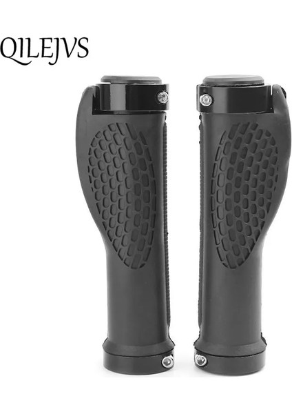 Siyah Stil Dağ Yolu Bisikleti Gidon Sapları Ergonomik Kauçuk Bisiklet Kaymaz Lastik Kilit Gidon Bisiklet Tutacağı Sapları Bisiklet Sürme Bic (Yurt Dışından)