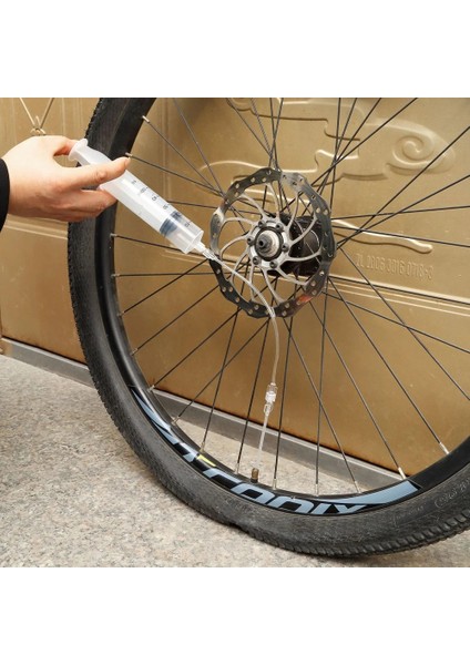 Yükseltme Stili 60ML Bisiklet Tubeless Lastik Sıvı Enjeksiyon Aracı Lastik Tubeless Mastik Enjektör Şırınga Kauçuk Hortum Kiti Mtb Bisiklet Tamir Aracı (Yurt Dışından)