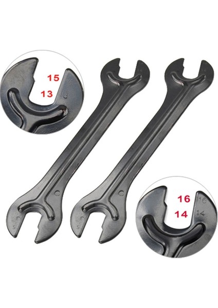 Siyah Stil Teel Bisiklet Tekerlek Göbeği Anahtarı Kafası Açık Uçlu Aks Göbeği Koni Anahtarı Dayanıklı Anahtarı Bisiklet Tamir Aracı Aksesuarları (Yurt Dışından) modelleri