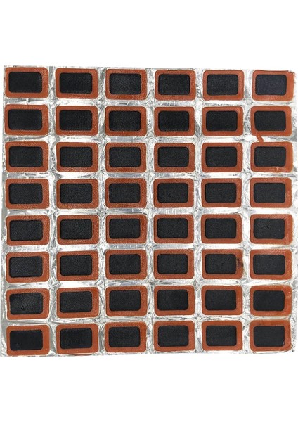 Kare Tarzı mm Squareround Bisiklet Lastiği Yama Bisiklet Lastiği Tüpü Delinme Onarım Kauçuk Yamalar Set Iç Tüp Onarım Aracı (Yurt Dışından)