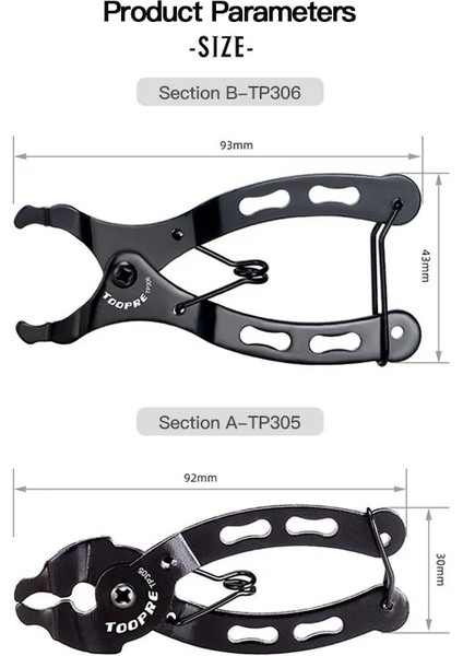 No.2 Tarzı Bisiklet Zinciri Bağlantı Pensesi Hızlı Bağlantı Onarım Aletleri Kiti Mtb Yol Bisikleti Sökme Anahtarı Çok Aracı Bisiklet Bisiklet Aksesuarları (Yurt Dışından) modelleri