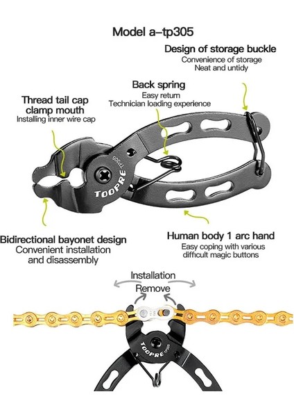 No.2 Tarzı Bisiklet Zinciri Bağlantı Pensesi Hızlı Bağlantı Onarım Aletleri Kiti Mtb Yol Bisikleti Sökme Anahtarı Çok Aracı Bisiklet Bisiklet Aksesuarları (Yurt Dışından) fırsatları