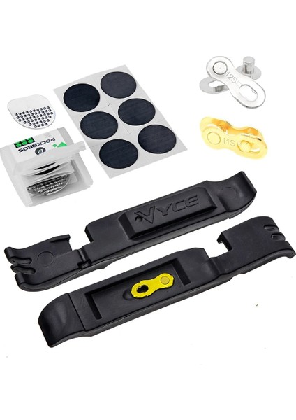 Link 11S Gümüş X2 Stili Eksik Bağlantı Kolu Bisiklet Zincir Araçları Lastik Akıllı Kol Onarım Sihirli Toka Onarım Temizleme Aracı Bisiklete Binme Bisiklet Aracı (Yurt Dışından)