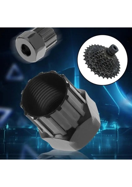 Yunjin Shop 1 Parça Tarzı Bisiklet Bisiklet Kaset Volan Filibir Kilitleme Sökücü Kaldırma Onarım Aracı 12 Diş Dayanıklı Karbon Çelik Anahtarı Bisiklet Parçaları (Yurt Dışından) fırsatları