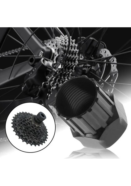 Yunjin Shop 1 Parça Tarzı Bisiklet Bisiklet Kaset Volan Filibir Kilitleme Sökücü Kaldırma Onarım Aracı 12 Diş Dayanıklı Karbon Çelik Anahtarı Bisiklet Parçaları (Yurt Dışından) indirimleri