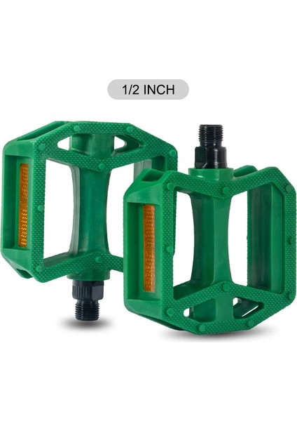 Yunjin Shop PE012GR Stili Bisiklet Pedalları Ultra Hafif Düz Platform Bisiklet Pedalları Dağ Bisikleti Için I Inç Bisiklet Mühürlü Du Rulman Pedalları (Yurt Dışından)