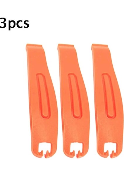 3 Adet Tarzı 3 Adet Lastik Kaşığı Ultra Hafif Dayanıklı Kavisli Sertleştirilmiş Plastik Bisiklet Lastiği Lastik Kolu Sökücü Mtb Bisiklet Tekerlek Tamir Lastik Aracı Turuncu (Yurt Dışından)