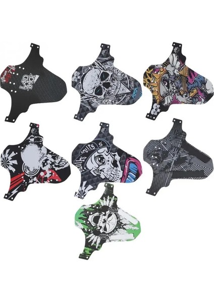 Yunjin Shop F06 Stili Dayanıklı Bisiklet Çamurluk Ön Arka Çamurluk Bisiklet Yol Mtb Dağ Bisikleti Bisiklet Çamurluk 6 Sabitleme Kayışı ile Bisiklet Aksesuarları (Yurt Dışından) fırsatları