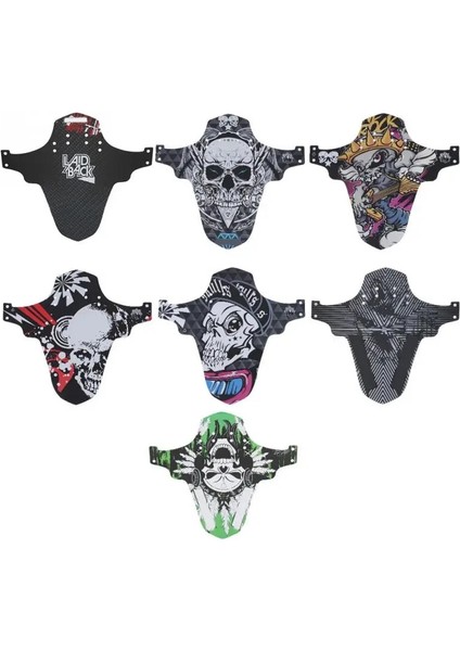 Yunjin Shop F06 Stili Dayanıklı Bisiklet Çamurluk Ön Arka Çamurluk Bisiklet Yol Mtb Dağ Bisikleti Bisiklet Çamurluk 6 Sabitleme Kayışı ile Bisiklet Aksesuarları (Yurt Dışından) indirimleri