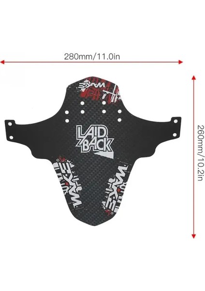 F01 Stili Dayanıklı Bisiklet Çamurluk Ön Arka Çamurluk Bisiklet Yol Mtb Dağ Bisikleti Bisiklet Çamurluk 6 Sabitleme Kayışı ile Bisiklet Aksesuarları (Yurt Dışından)