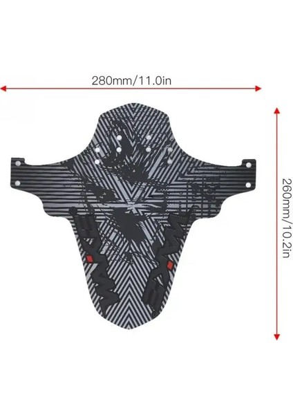 Yunjin Shop F03 Stili Dayanıklı Bisiklet Çamurluk Ön Arka Çamurluk Bisiklet Yol Mtb Dağ Bisikleti Bisiklet Çamurluk 6 Sabitleme Kayışı ile Bisiklet Aksesuarları (Yurt Dışından)