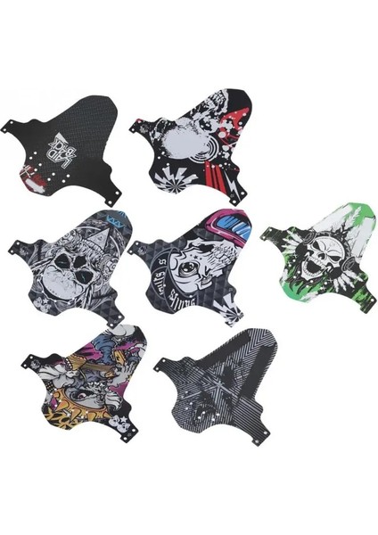 Yunjin Shop F03 Stili Dayanıklı Bisiklet Çamurluk Ön Arka Çamurluk Bisiklet Yol Mtb Dağ Bisikleti Bisiklet Çamurluk 6 Sabitleme Kayışı ile Bisiklet Aksesuarları (Yurt Dışından) modelleri