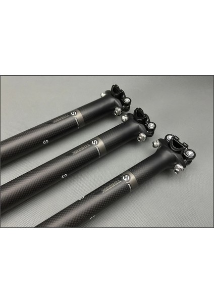 30,8 x 400 mm Stili Toseek 3k Mat Tam Karbon Fiber Bisiklet Seatpost Superlight Mtb Yol Bisikleti Bisiklet Seat Post Parçaları x mm (Yurt Dışından) fırsatları