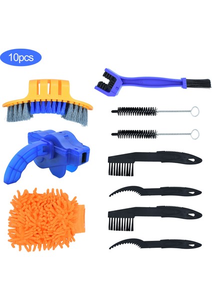 Yunjin Shop V Tarzı Bisiklet Temizleme Kiti Bisiklet Bisiklet Zinciri Temizleyici Scrubber Fırçalar Dağ Bisikleti Yıkama Aleti Seti Bisiklet Tamir Aletleri Aksesuarları (Yurt Dışından)