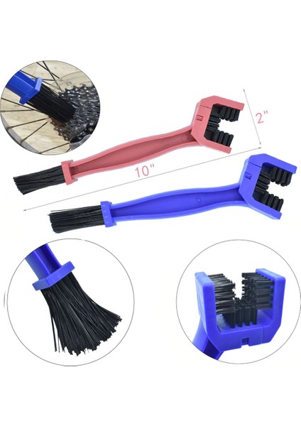 Yunjin Shop V Tarzı Bisiklet Temizleme Kiti Bisiklet Bisiklet Zinciri Temizleyici Scrubber Fırçalar Dağ Bisikleti Yıkama Aleti Seti Bisiklet Tamir Aletleri Aksesuarları (Yurt Dışından) fırsatları