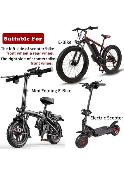 160MM Rotor Bir Çift Stil Nutt Mtb E-Bike Elektrikli E Scooter Bisiklet Hidrolik Fren Diski Rotor Yağ Mini Kugoo G Booster G1 Es3 Dualtron (Yurt Dışından)