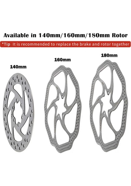 160MM Rotor Bir Çift Stil Nutt Mtb E-Bike Elektrikli E Scooter Bisiklet Hidrolik Fren Diski Rotor Yağ Mini Kugoo G Booster G1 Es3 Dualtron (Yurt Dışından)