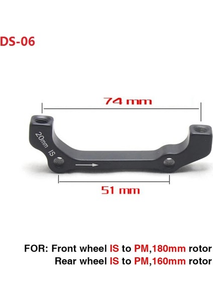 DS06 Stili Ztto Disk Fren Montaj Adaptörü Mtb Ultra Hafif Braket Pm A B - Pm A Bisiklet Disk Fren Adaptörü Için Is (Yurt Dışından)