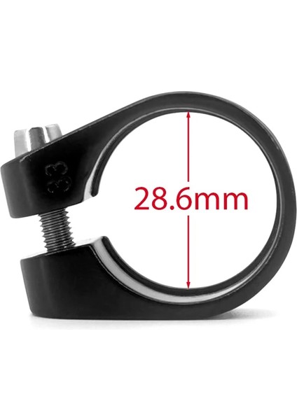 28,6 mm SC100 Stili Alüminyum Tüp Kelepçe Mtb Bisiklet Seatpost Kelepçe Bisiklet Sele Koltuk Kelepçesi Seatpost Tüp Bisiklet Parçaları Kafa Tüpü (Yurt Dışından)