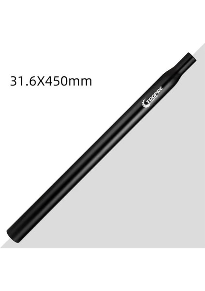 Yunjin Shop A-Siyah 31.6-450 Stili Mtb Seatpost Alüminyum Alaşımlı Koltuk Tüpü Uzun Sabit Dişli Koltuk Direği Uzatma Bisiklet Parçaları Aceessories (Yurt Dışından)