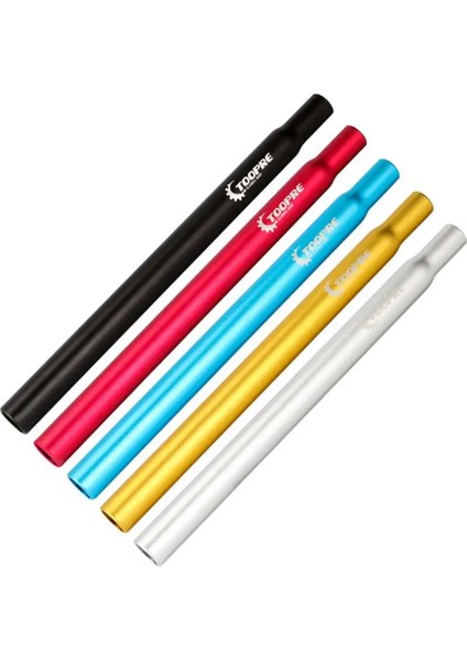 Yunjin Shop A-Siyah 31.6-450 Stili Mtb Seatpost Alüminyum Alaşımlı Koltuk Tüpü Uzun Sabit Dişli Koltuk Direği Uzatma Bisiklet Parçaları Aceessories (Yurt Dışından)