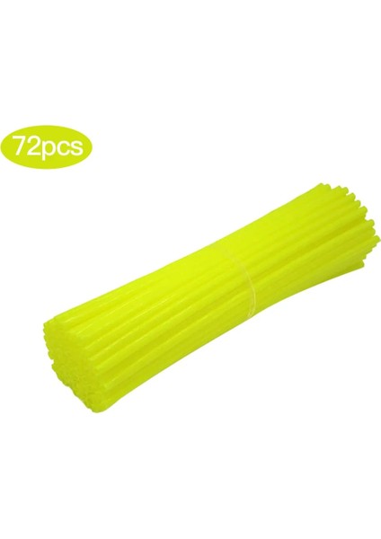 17CM 72PCS Tarzı Mcm Bisiklet Motosiklet Kir Dekorasyon Motokros Tekerlek Konuştu Sarar Jantlar Kaplamalar Koruyucu Dekor Kapakları 9 Renk (Yurt Dışından)