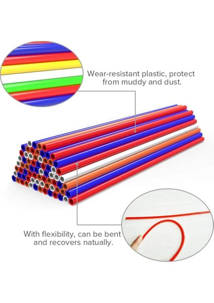 17CM 72PCS Tarzı Mcm Bisiklet Motosiklet Kir Dekorasyon Motokros Tekerlek Konuştu Sarar Jantlar Kaplamalar Koruyucu Dekor Kapakları 9 Renk (Yurt Dışından)