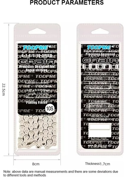 6 7 8 S Altın Stili Toopre Bicycle Chaeed Ultralight 116LINKS Silvergold Mtb Zincirleri Mountainroad Bike Missinglink Için (Yurt Dışından) fırsatları