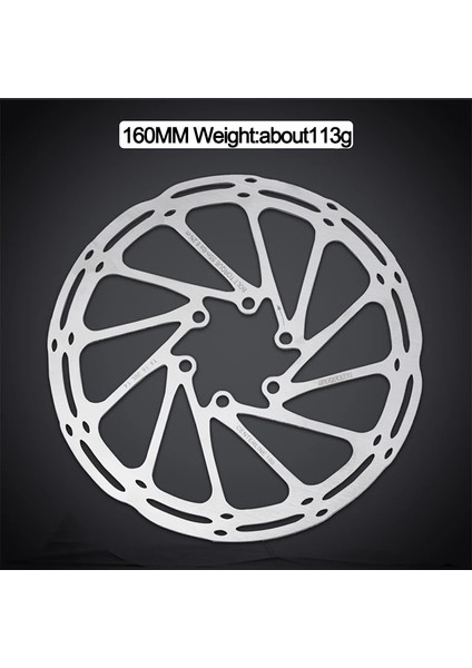 160MM Kutu Stili Yok Dağ Mtb Yol Bisikleti Için Bisiklet Disk Fren Rotor Merkez Hattı Paslanmaz Çelik Hidrolik Fren Disk Rotorları (Yurt Dışından)