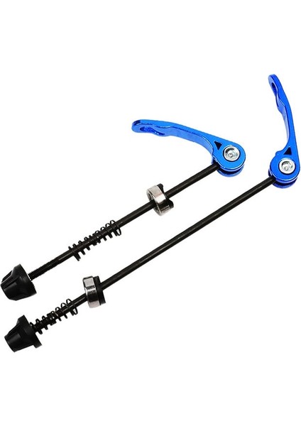 Siyah Çubuk Stili 1 Pair Mtb Yol Bisikleti Tekerlek Hub Hızlı Bırakma Şiş Qr Ön Arka Aks Şiş Titanyum Alaşımlı Bisiklet Şiş Bisiklet Aksesuarları (Yurt Dışından)