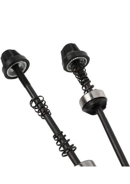 Siyah Çubuk Stili 1 Pair Mtb Yol Bisikleti Tekerlek Hub Hızlı Bırakma Şiş Qr Ön Arka Aks Şiş Titanyum Alaşımlı Bisiklet Şiş Bisiklet Aksesuarları (Yurt Dışından)