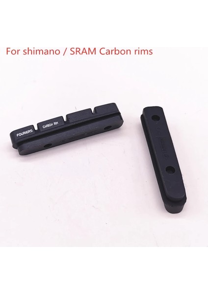 Karbon Halka Siyah Stil Fourıers Yol Freni Yedek Balata Kartuşları Bisiklet V Fren Balataları Alloy Jantlara Uyar Karbon Halka (Yurt Dışından)