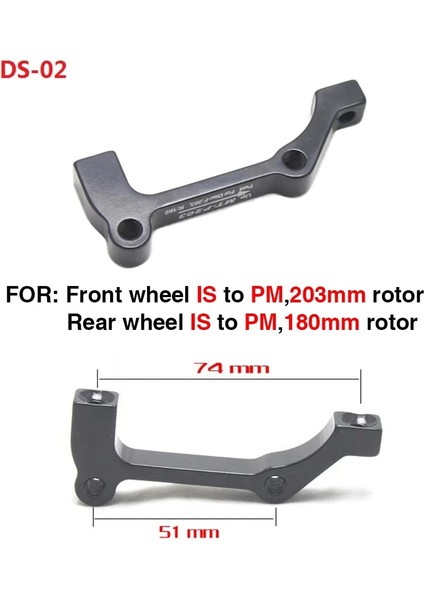 DS07 Stili Ztto Disk Fren Montaj Adaptörü Mtb Ultra Hafif Braket Pm A B - Pm A Bisiklet Disk Fren Adaptörü Için Is (Yurt Dışından) indirimleri