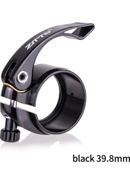 JX072 39,8 mm Siyah Stil Ztto Mtb Bisiklet Koltuk Direkleri Kelepçeleri Katlanır Bisiklet Hızlı Bırakma Koltuk Direği Kilit Kelepçesi Ultralight Montaj Yeni (Yurt Dışından)