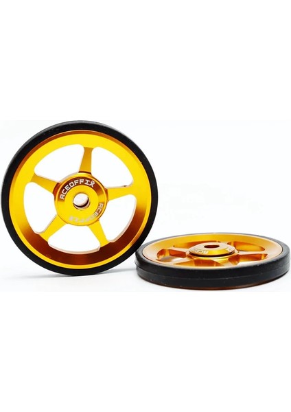 Mavi Ti Cıvata Stili 1 Çift Bisiklet Easywheel Brompton Katlanır Bisiklet Alüminyum Alaşımlı Süper Hafif Kolay Tekerlekler + Titanyum Cıvatalar 22GPCS (Yurt Dışından) fırsatları