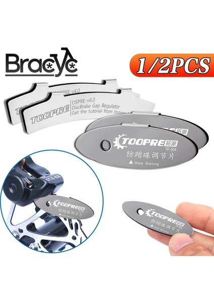 2 Adet Uzatma Seti Stili Bracyc Mtb Disk Fren Balataları Aracı Ayarlayın Bisiklet Montaj Yardımcısı Disk Fren Ara Parçası Ayarı Rotor Hizalama Bisiklet Tamir Takımı (Yurt Dışından)