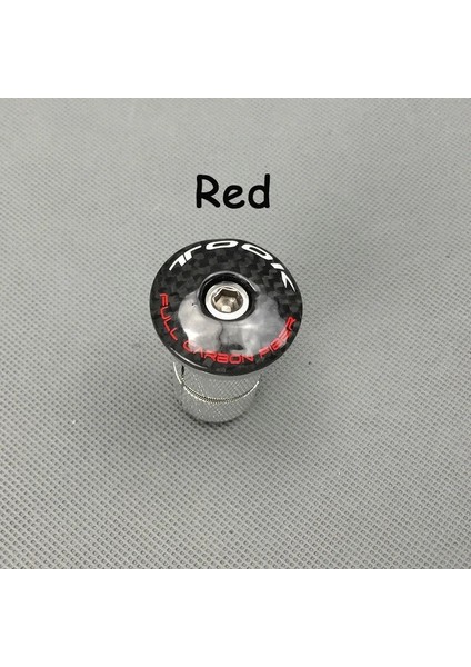 Kırmızı Stil Bisiklet Kulaklığı Stem Kulaklıkları Stem Üst Kapak Kompresör " Karbon Yönlendirici Kompresör Alüminyum Genişletici+ T800 Karbon Üst Kapak (Yurt Dışından)