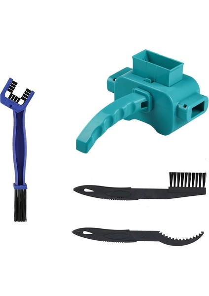 Yeni 4'lü Set Stili Bisiklet Zinciri Temizleyici Temiz Makine Fırçaları Bisiklet Temizleme Kiti Dağ, Yol, Şehir, Bmx Için Bisiklet Fırçası Bakım Aracı (Yurt Dışından)