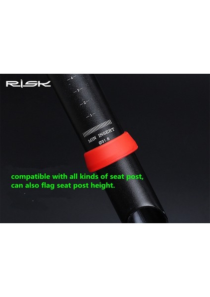 Mavi L Tarzı Risk Bisiklet Seatpost Koruma Için Su Geçirmez Silikon Halka Conta Mtb Dağ Yol Bisikleti Koltuk Post Toz Geçirmez Kapak Yıkayıcı (Yurt Dışından)